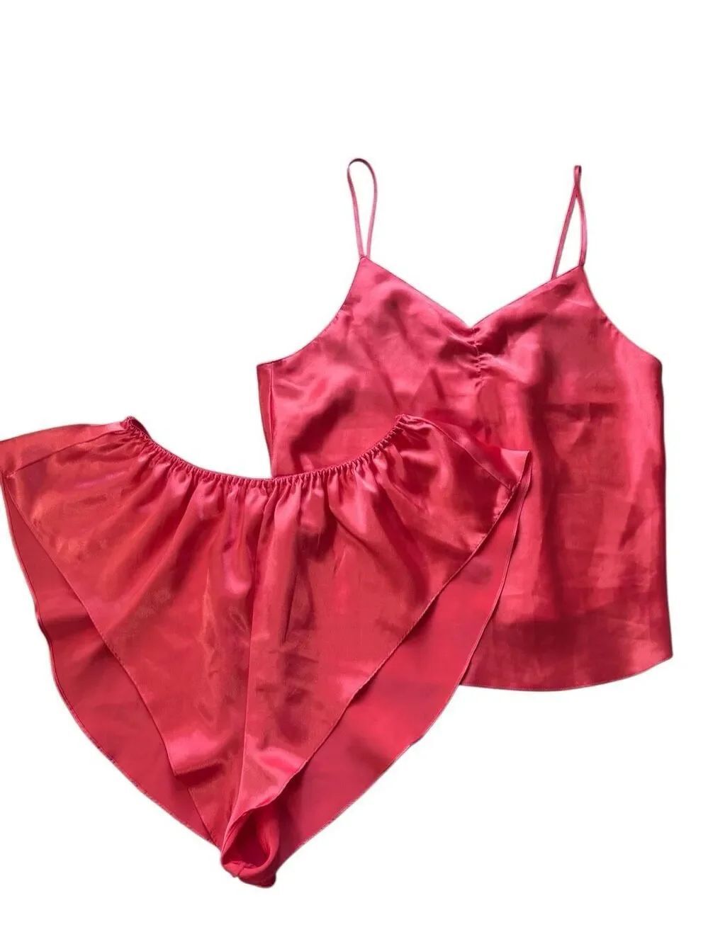 Victoria’s secret gold label vintage silky camisole & flutter shorts size small